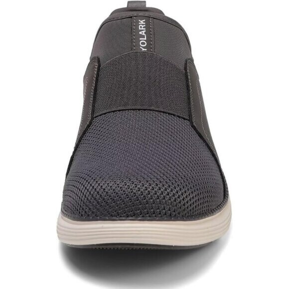 ⚡Men Grey-06 Dress Fashion Lightweight Breathable Laceless Athletic Sneakers - Picture 2 of 7